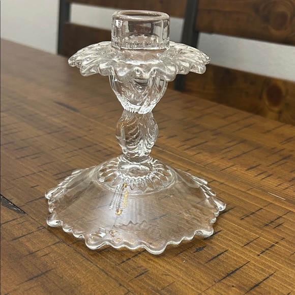 Cambridge Other - Vgt Cambridge glass Candle Holder “Martha” pattern.
